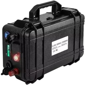 High-Capacity 12V 200Ah LiFePO4 Battery Pack – Waterproof for Golf Carts, Solar Storage, Inverters & RVs | Lithium Iron Phospha(1pcs 200Ah Battery)