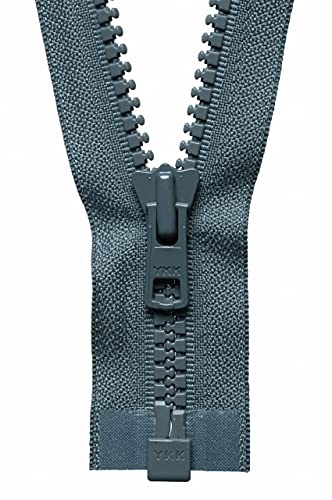 YKK Open Ended Zip, No. 578 Dark Grey, 61 cm Length