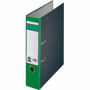 Centra 20 x Ordner Wolkenmarmor A4 80mm grün