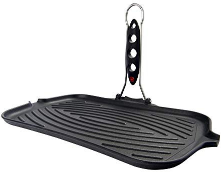 ILSA Bistecchiera con Indicatore Termico, Dietellago!, Ghisa Smaltata, cm 23x36