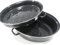 Beka 14720424 Kitchen Roc Daubière en acier émaillé noir moucheté 42 cm