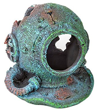 Aquarium Fish Tank Ornament Divers Helmet Great Detail | Great Detail