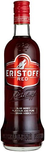ERISTOFF Liqueur de Vodka Red, 18 % Vol, 70cL / 700mL, Spirit Vodka aux Arômes de Baie de Prunelle