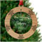 Dog or Cat First Christmas Pets 1st Xmas Tree Decoration Ornament Bauble - Cherry Veneer and Acrylic Engraved Christmas Tree Ornament - Keepsake Christmas Gifts Presents