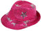 Alsino Paillettenhut Glitzerhut Pailletten Hut Th-84 Pink Partyhut Trilby Fedora Bogart Glitzerhut