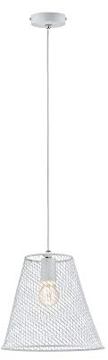 Paulmann 70893 Pendelleuchte Calma max. 20 Watt Hängelampe IP44 Spritzwassergeschützt Weiß Deckenlampe Metall E27