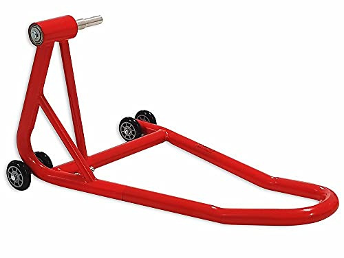 Cruizer - Cavalletto posteriore per moto Ducati hypermotard 821 monobraccio con cuscinetti e perno di sollevamento