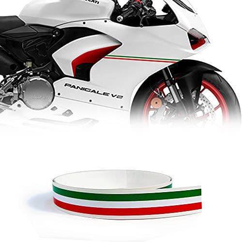 Quattroerre 10686 Strisce Adesive Tricolore Racing Stripe per Moto