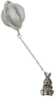 Cute Happy Bunny Rabbit FT46 2.3x4.3cm Tea Ball Mesh Infuser Stainless Steel Sphere Strainer POSTED BY US GIFTS FOR ALL 2016 FROM DERBYSHIRE UK …