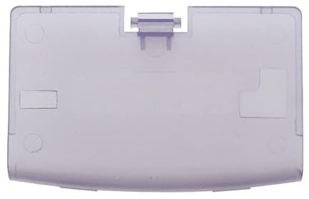 Battery Cover Case Back Door Lid Replace for Game Boy Advance GBA (Clear Purple)