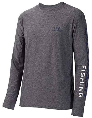 Bassdash Angeln T-Shirt Fishing Langarm Wasser UPF 50+ Shirt Rashguard Angelbekleidung UV Sonnenschutz