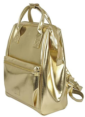 Be Cool T-647 Thermo-Rucksack Gold City, 14 Liter, 27 x 14 x 38 cm, Farbe Gold, wasserdicht und wind- und sanddicht, PVC und Isolierung EPE