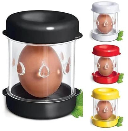 1 pelador de huevos hervidos, herramientas para pelar huevos, utensilios de cáscara de huevos, herramienta de separación de cáscaras de huevo, accesorios de cocina, color aleatorio