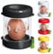 1 pelador de huevos hervidos, herramientas para pelar huevos, utensilios de cáscara de huevos, herramienta de separación de cáscaras de huevo, accesorios de cocina, color aleatorio