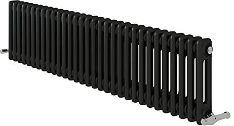 2 Column Radiator Designer Minimalist Classic Bathroom Matt White Anthracite Grey 300 x 1415mm