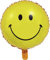 Folienballon * SMILEY * als Deko für Kindergeburtstag und Party | 45cm | für Luft und Helium | Lachgesicht Kinder Geburtstag Ballon Dekoration Folienballons