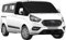 Front Windscreen Wrap Cover Compatible with Ford Transit Custom 2012-2022, Luxury Front Screen Window Sunshades 100% Black Out, Block UV Rays, Weatherproof Car Windshield Cover