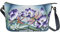 Anuschka Handbemalte Hobo Schultertasche aus Echtleder - Tranquil Pond