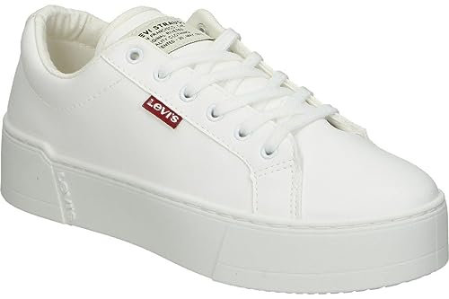 Levi's Tijuana 2.0, Zapatillas Mujer, Brilliant White 661, 39 EU