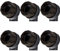 Tianlong 6Pieces Round Dust Brush Soft Horsehair Bristle Vacuum Attachments Dusting Brush Cleaner Dust Brush, Vacuum Brushes Replacement, Inner Dia 32mm/1.25 in for Most Brand Accepting