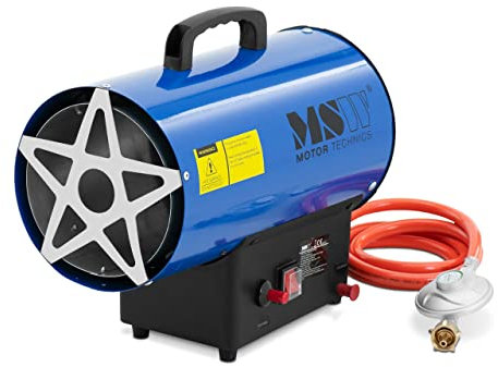 MSW MSW-GH-ET-15000 - Estufas Calentador de gas (15000 W, 160 m², 160 m², encendido manual, gas, ventilador de calefacción)