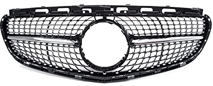 MAGII Auto Front Kühlergrille für Mercedes Benz W212 S212 Facelift 2013-2016, Frontstoßstangengitter Kühlergrill Kühlergitter, Auto Kühlergrill Grill Lufteinlassgrill Frontgrill Zubehör