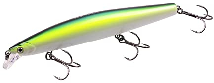 ZECK - Wobbler, Raubfischköder, Hardbait - Zander Läufer 12,5cm | 0,7m F - Gürkchen
