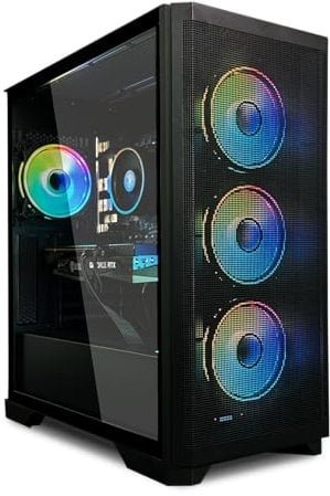Fierce SUPER Gaming PC - Intel Core i7 12700KF 3.6-5GHz,RTX 4070 TI SUPER 16GB, 32GB RAM 3200MHz, 1TB NV3 M.2 NVME SSD,750W PSU, Liquid Cooler,Windows 11