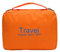 Reise-Toilettenbeutel,Große Kapazität Faltbare Kulturtasche,Tragbare wasserdichte Kosmetiktasche,Schminktasche zum Aufhängen,Handtasche Make-up Tasche (Orange)