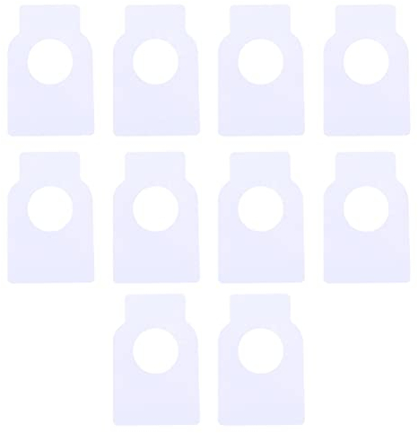 CAXUSD 100Pièces Étiquettes Vides Double Face pour Bouteilles de Vin Étiquettes Pratiques à Suspendre pour Personnalisation Étiquettes Blanches Idéales pour Événements