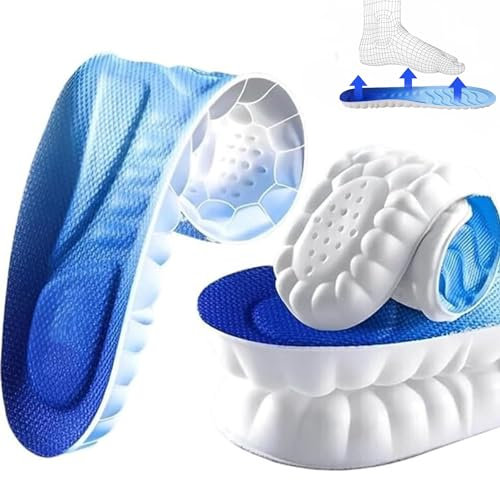 SOLO ACTFIT Komfort Sport Einlegesohlen Schuhe Sohlen Damen Herren Orthopädische Einlegesohlen Fuß Schmerzlinderung Plantarfasziitis Plattfuß Sohlen Schuhe Einlegesohlen Weich Dämpfung Wanderschuhe