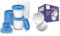 Philips AVENT Système de Conservation du Lait Maternel, Pots de Conservation180 ml, Couvercles Vissables et Adaptateur & 60 coussinets d'allaitement jetables - jour et nuit (modèle SCF254/61)