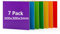 ROWOOD 7 Couleur Contreplaqué 7 Pièces 300x300x3mm Matériaux de Gravure Laser Plaque de Contreplaqué pour Modélisme Artisanat en Bois Découpe Laser Pyrogravure Peinture
