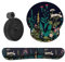 HDGSAFD 1 Tapis De Souris, 1 Tapis De Clavier, 1 Attache De Câble, 1 Tapis De Souris De Bureau, 1 Tapis De Clavier Antidérapant, 1 Repose-Poignet pour Tapis De Souris.