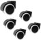 IMUNKT 5pcs Office Chair Casters 2inch Stemless Castor Wheels Universal Replacement Caster For Swivel Chairs (No Scratches/Quiet)(White)