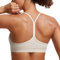 CRZ YOGA Damen Butterluxe Racerback Sport BH Gepolstert Ohne Bügel Y-Rücken Yoga Bra Sommer Atmungsaktiv Spaghetti Top Mojave-Braun S