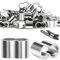 SWTYExt Lot de 40 serre-câbles de 10 mm en aluminium - Double manchons - Boucle de sertissage pour corde en caoutchouc, bâche de remorque, corde d'expansion, corde de bâche