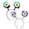 BORFUE Alien-Augen-Stirnband für Erwachsene, großes Auge, Ball-Kopfschmuck, Augapfel-Stirnband für Halloween, Unisex-Erwachsene, Purple