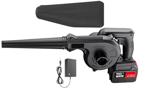 Souffleur sans fil, souffleur d'air portable, souffleur de jardin électrique, souffleur de jardin électrique, souffleur d'air à 2 vitesses sans fil et portable à deux vitesses pour l'entretien de la