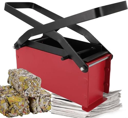 YXYLJOZ Papier-Brikett-Hersteller, Zeitungs-Brikett-Hersteller, DIY-Recycling-Zeitungs-Brikett-Hersteller, Manuelle Papier-Ziegelmaschine