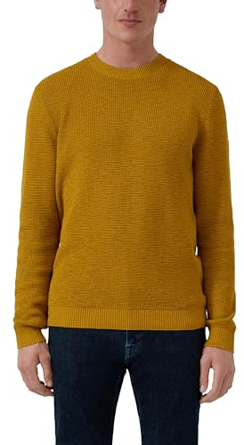 s.Oliver Strickpullover mit Crew Neck und Strukturmuster