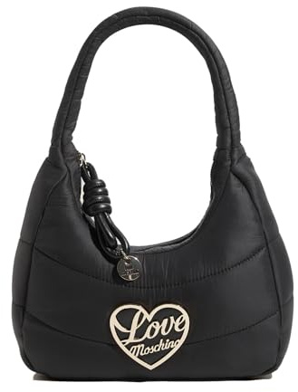 Moschino Borsa donna Love spalla Puffy nylon nero B26MO114 JC4349PP0NKY100A Dimensioni borsa: Media