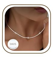 MUCCA 925 Sterlingsilberketten für Damen 1,9 mm/2,5 mm Zierliche und hypoallergene Silberketten für Damen Robuste, farbechte Schmuckgeschenke 16, 18, 20 Zoll