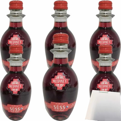 usy Bundle für Medinet Rouge Süß 6er Pack (6x0,25 Liter Flasche) + usy Block