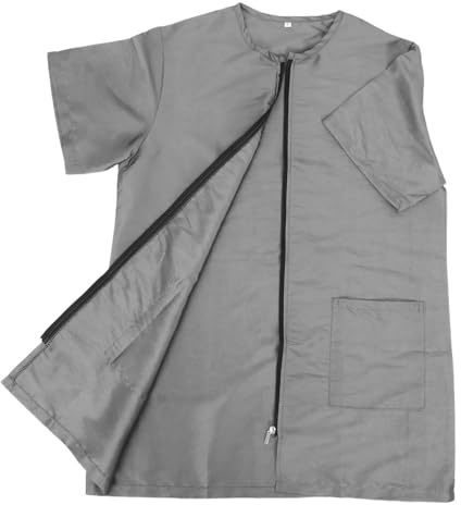HOMSFOU Wasserabweisende und Antistatische Tierpflegeuniform aus Polyester mit Praktischem Stauraum für Groomer im Haustiersalon der Hundepflege