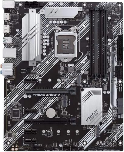Schede madri Fit For ASUS PRIME Z490-V Intel Z490 1200 LGA ATX M.2