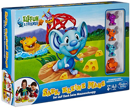 Hasbro A4973100 - Saus, kleine Maus, Reaktionsspiel, Deutsch