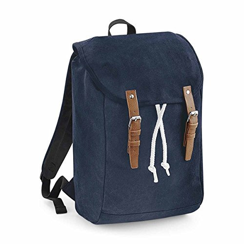 Quadra Vintage Rucksack, Größe:26 x 45 x 16.5 cm, Farbe:French Navy