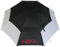 Sun Mountain H2NO Dual Canopy Windproof Large Golf Umbrella - 68” (172cm) Auto-Opening, Fibreglass Frame, UV Protection,White/Black, 62