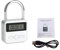 Kellegour Digitale Zeitschloss,mit LCD-Display Multifunktionaler,99 Stunden Max Timing Lock,Intelligentes Zeitschloss,Wiederaufladbares USB Sicherheits Vorhängeschloss,Kontrolle über Handysucht,Silber